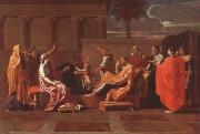 Nicolas Poussin Moses Trampling on the Pharaoh's Crown (mk08) France oil painting artist